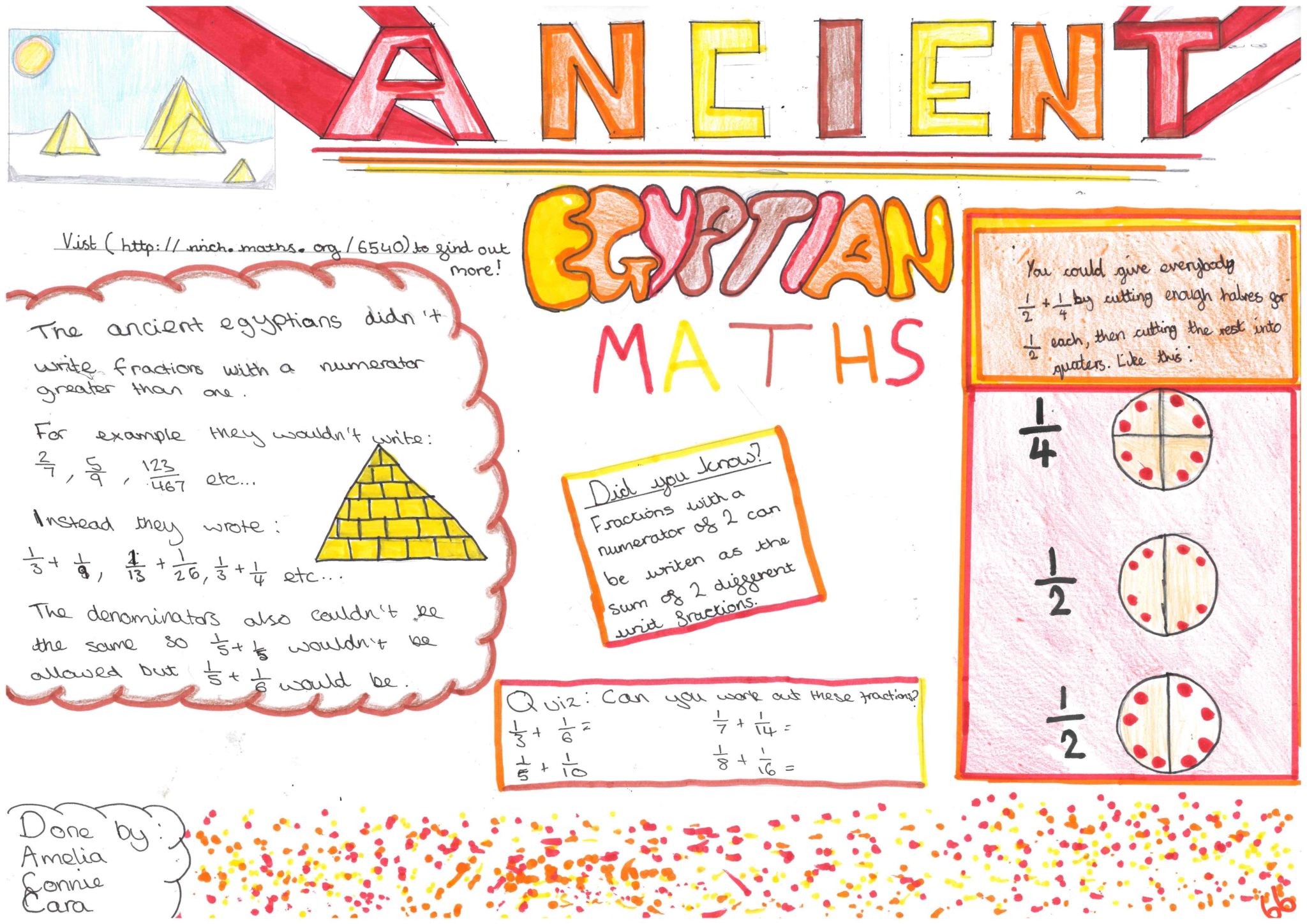 Exeter Maths School | Year 6 Poster Competition Winners 2023